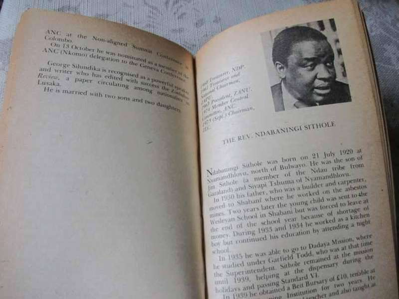 AFRICAN NATIONALIST LEADERS - WHO'S WHO BY ROBERT CARY & DIANA MITCHELL