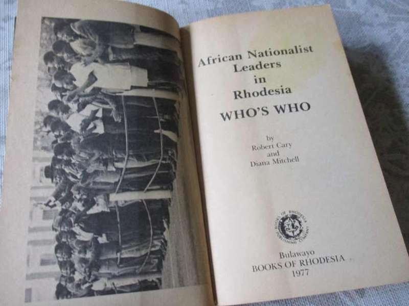 AFRICAN NATIONALIST LEADERS - WHO'S WHO BY ROBERT CARY & DIANA MITCHELL