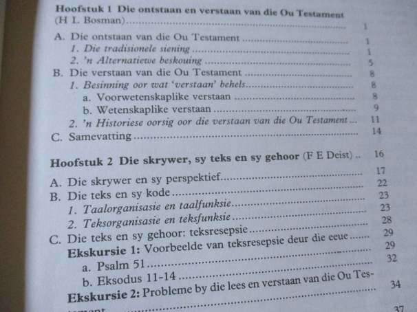 WOORDE WAT VER KOM - DIE LITERATUUR VAN DIE OU TESTAMENT DEEL 1 - FERDINAND DEIST & WILLEM VORSTER