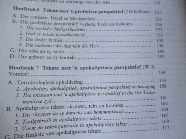 WOORDE WAT VER KOM - DIE LITERATUUR VAN DIE OU TESTAMENT DEEL 1 - FERDINAND DEIST & WILLEM VORSTER
