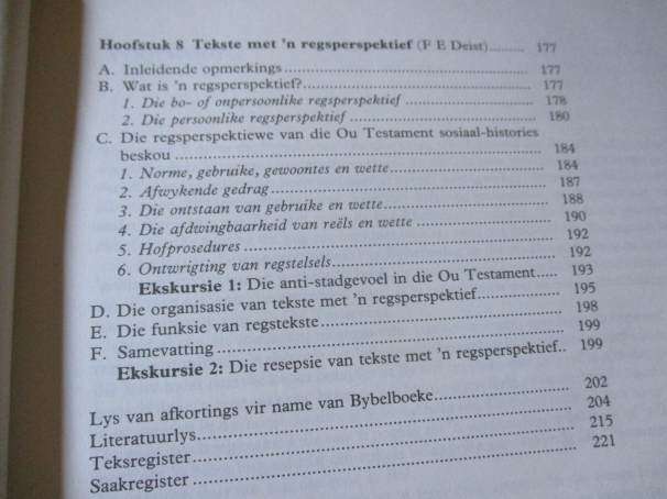 WOORDE WAT VER KOM - DIE LITERATUUR VAN DIE OU TESTAMENT DEEL 1 - FERDINAND DEIST & WILLEM VORSTER