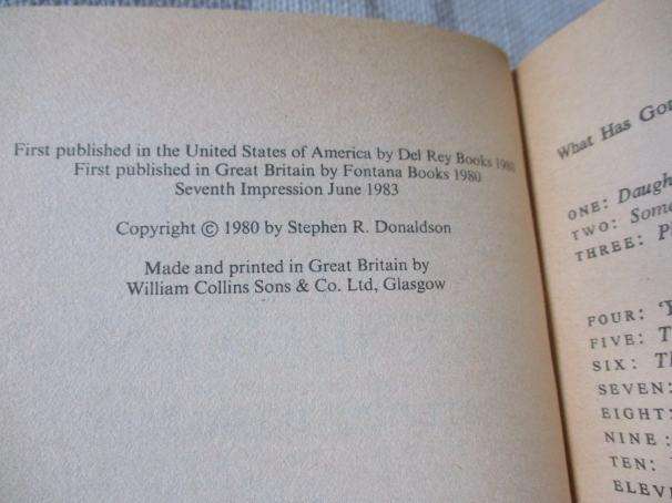 THE WOUNDED LAND - STEPHEN DONALDSON - THE SECOND CHRONICLES OF THOMAS COVENANT
