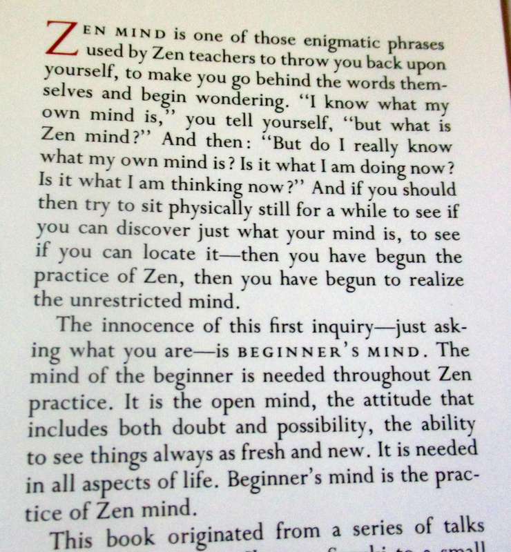 ZEN MIND, BEGINNER'S MIND - INFORMAL TALKS ON ZEN MEDITATION AND PRACTICE - SHUNRYU SUZUKI