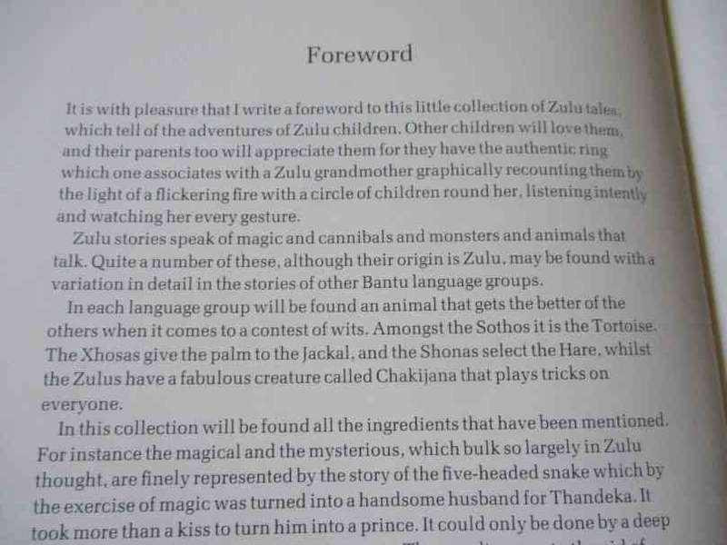 ZULU FIRESIDE TALES - PHYLLIS SAVORY