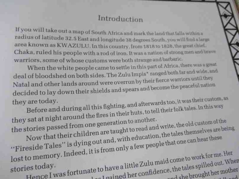 ZULU FIRESIDE TALES - PHYLLIS SAVORY