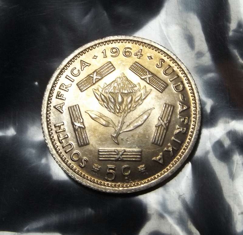 RSA 5 Cents 1964 - Great condition