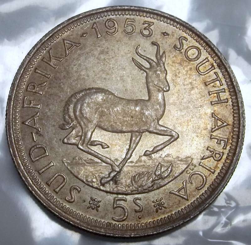 Union 5 Shillings 1953 - Great condition