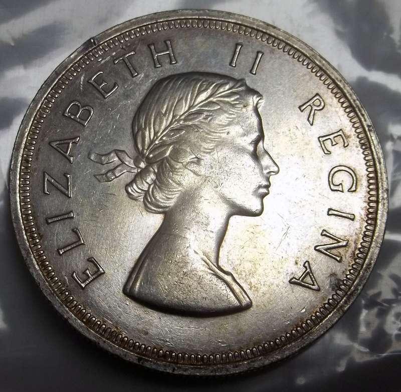 Union 5 Shillings 1954 - Proof like