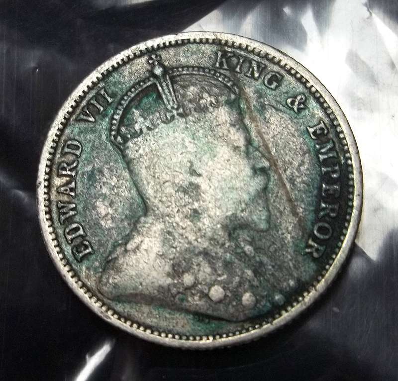 *R1 Auction* Ceylon 50 Cents 1903