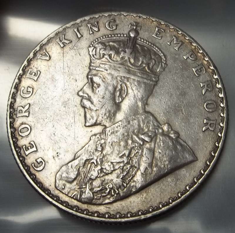 British India 1 Rupee 1912