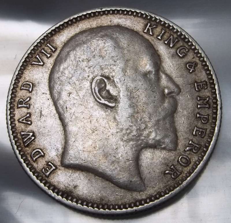 British India 1 Rupee 1907