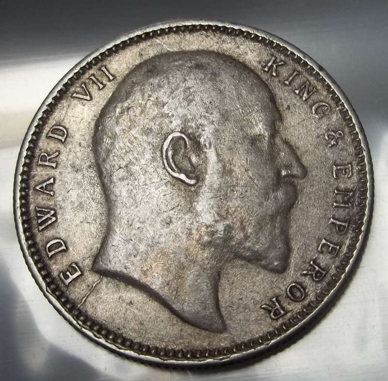 British India 1 Rupee 1906