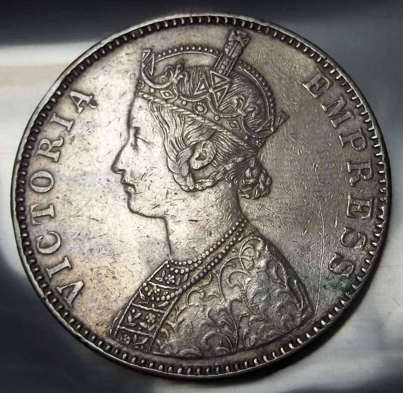 British India 1 Rupee 1892 - Nice condition