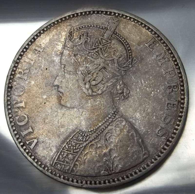 British India 1 Rupee 1892