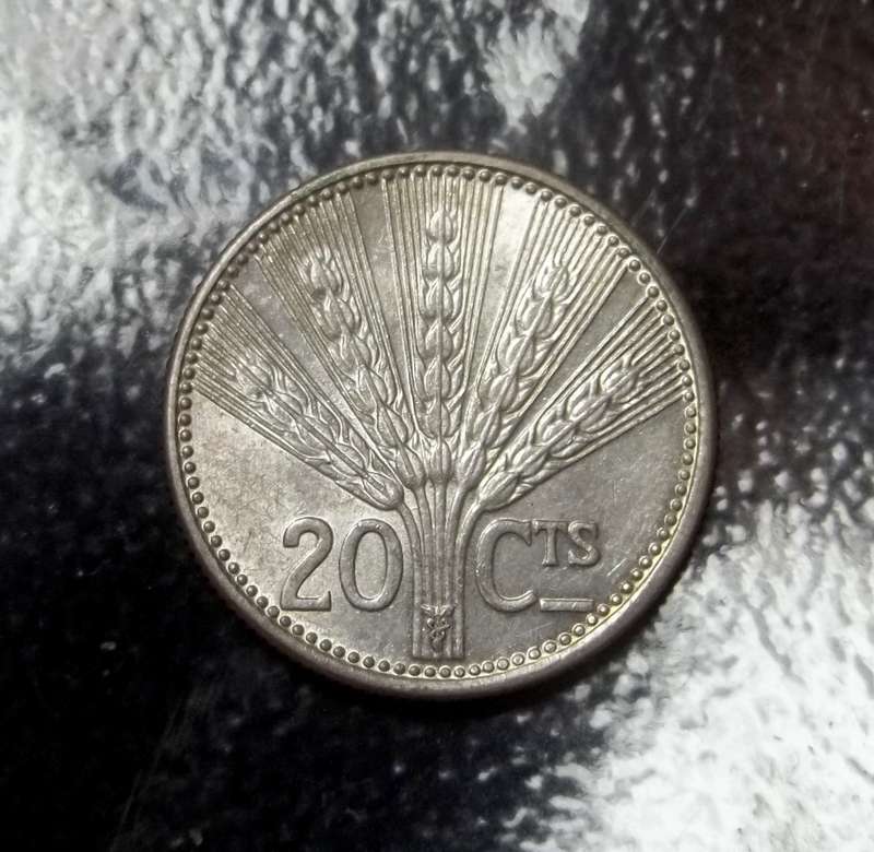 Uruguay 20 Centesimos 1954 - UNC condition