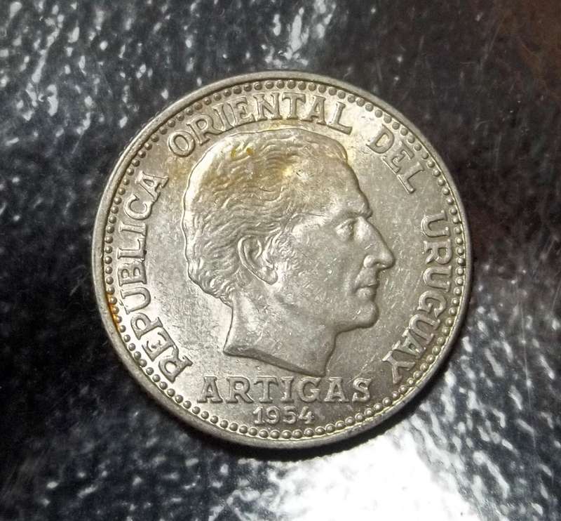 Uruguay 20 Centesimos 1954 - UNC condition