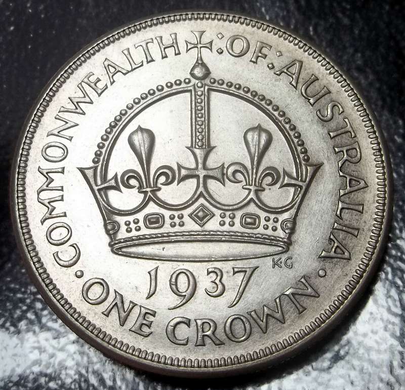 Australia Crown 1937 - Nice condition