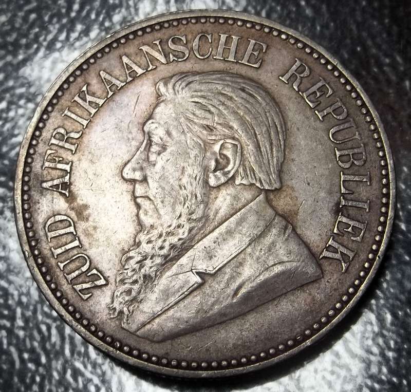 ZAR 1896 Two and a Half Shillings