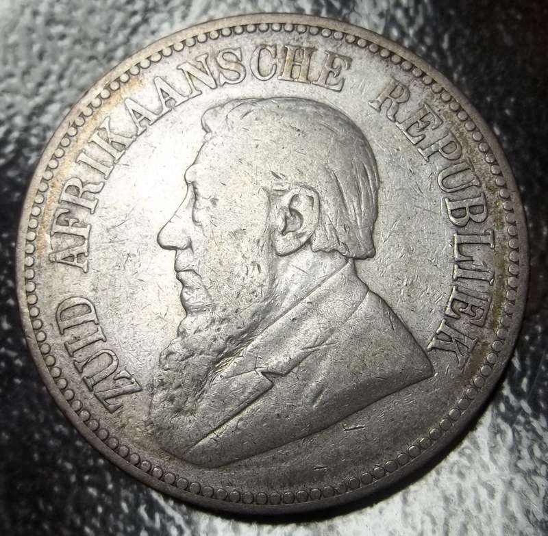 ZAR 1896 Two and a Half Shillings