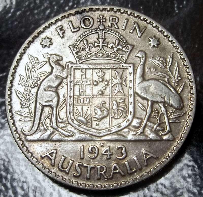 Australia Florin 1943