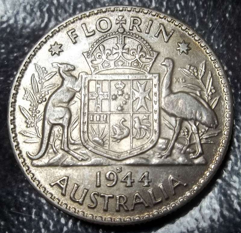 Australia Florin 1944