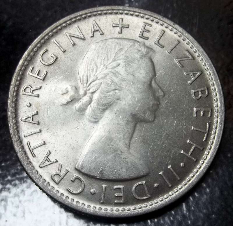Australia Florin 1954 - aUNC condition