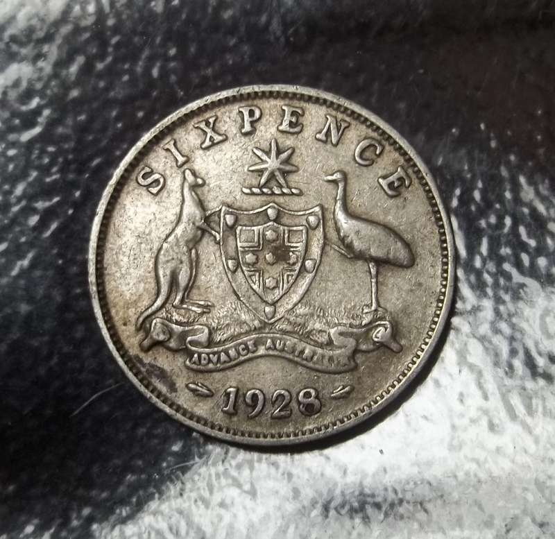 Australia Sixpence 1928