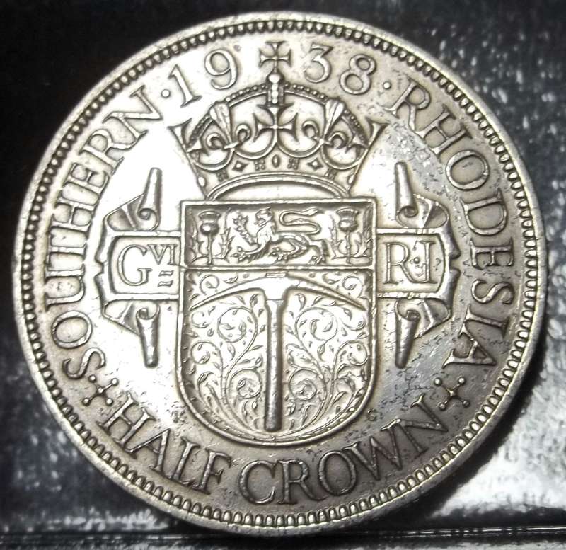 Southern Rhodesia Half Crown 1938