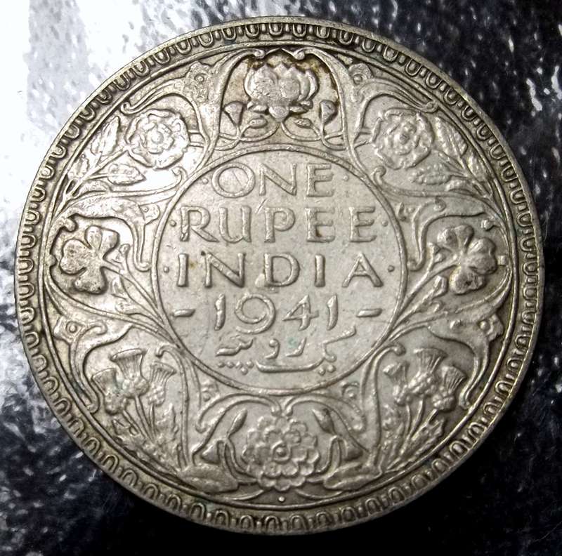 British India 1 Rupee 1941