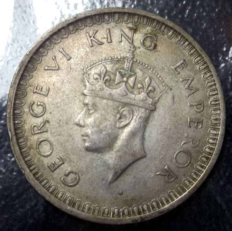 British India 1 Rupee 1942