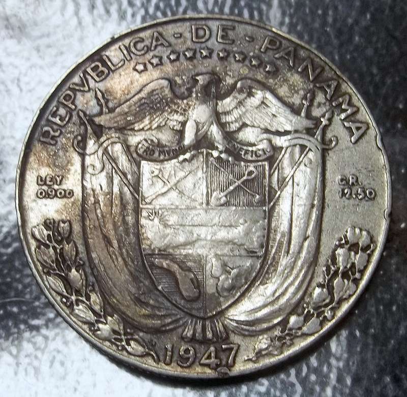 Panama 1/2 Balboa 1947