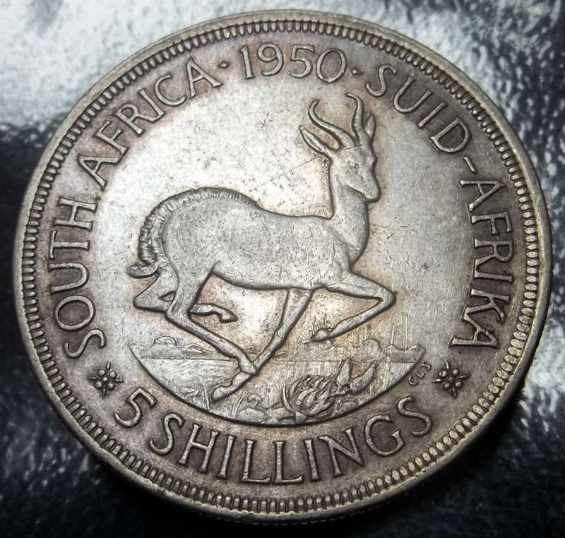 SA Union 5 Shillings 1950