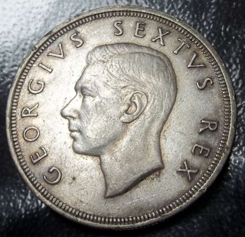 SA Union 5 Shillings 1950