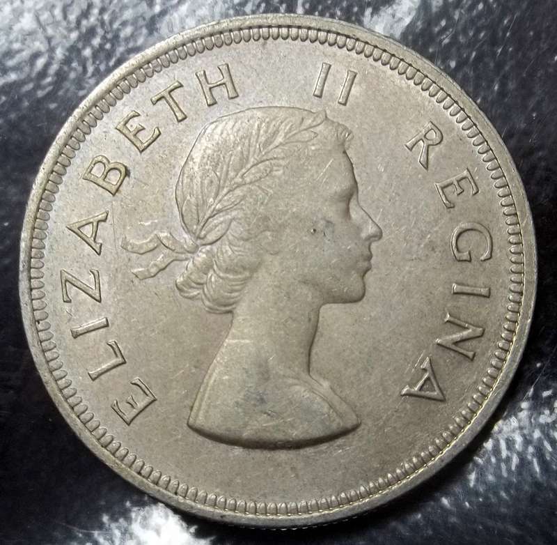 Union 2,5 Shillings 1956 - aUNC condition