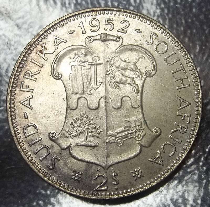 Union 2 Shillings 1952