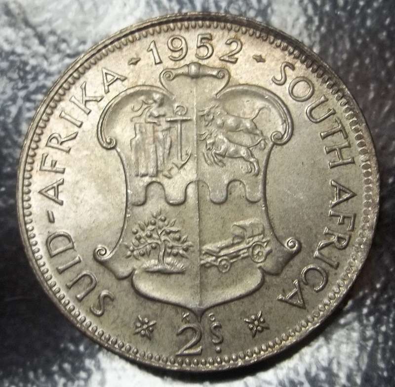 Union 2 Shillings 1952