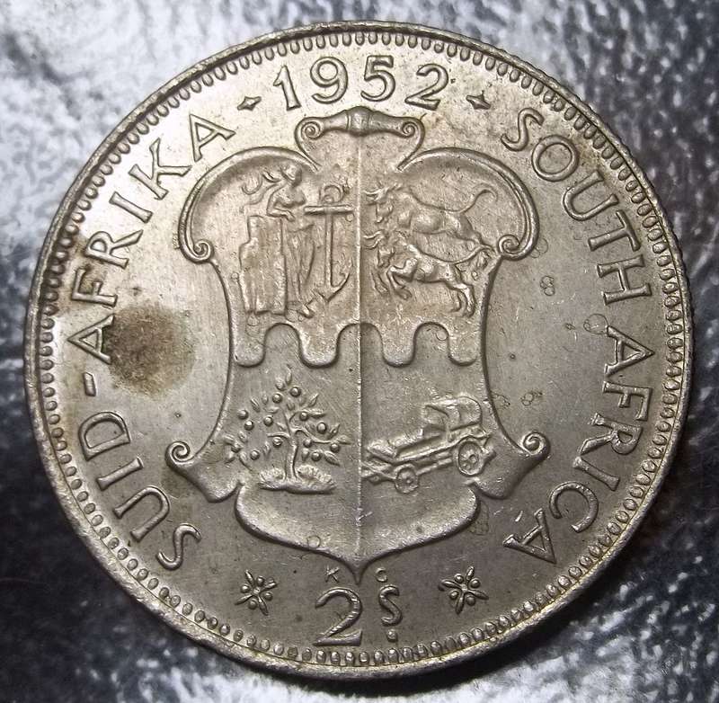 Union 2 Shillings 1952