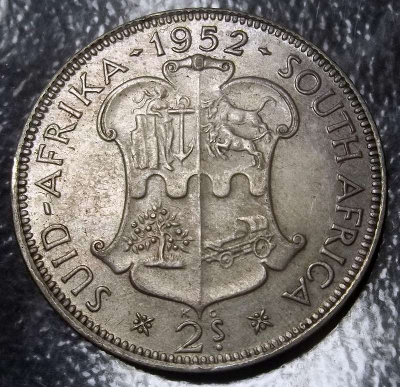 Union 2 Shillings 1952