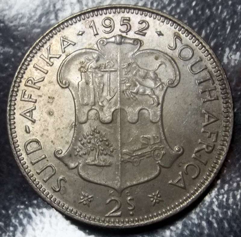 Union 2 Shillings 1952