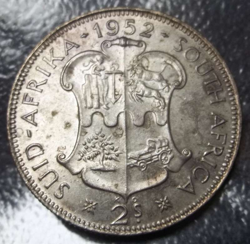Union 2 Shillings 1952