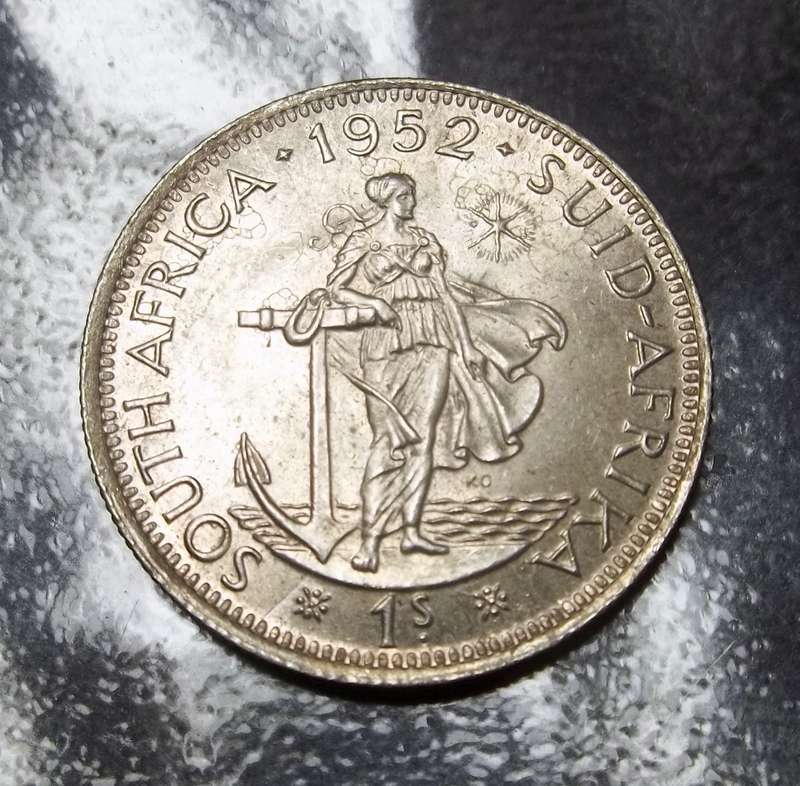 Union 1 Shilling 1952 - aUNC condition