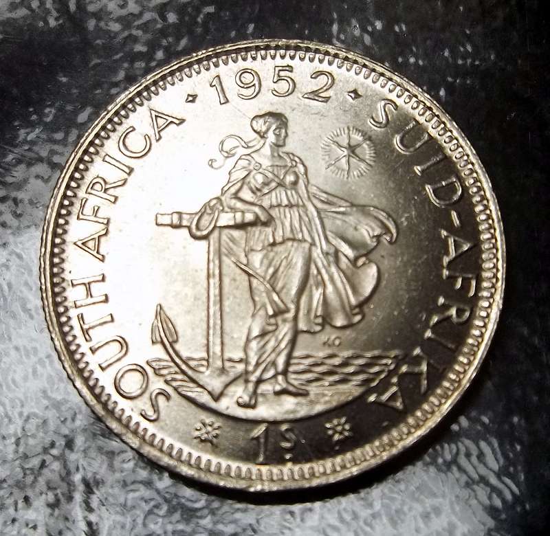 Union 1 Shilling 1952 - aUNC condition