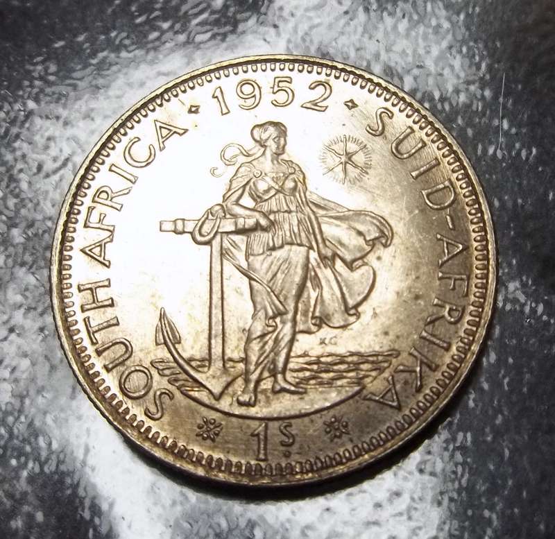 Union 1 Shilling 1952 - aUNC condition