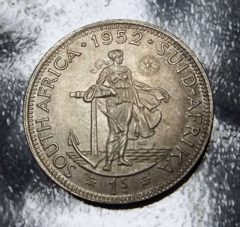 Union 1 Shilling 1952 - aUNC condition