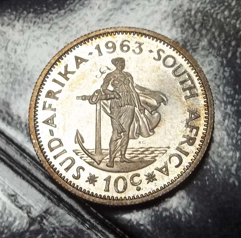 RSA 10 Cents 1963 - Proof