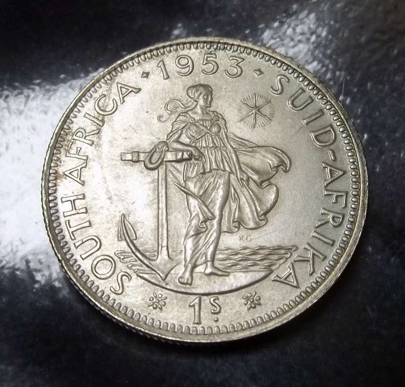 Union 1 Shilling 1953 - aUNC condition