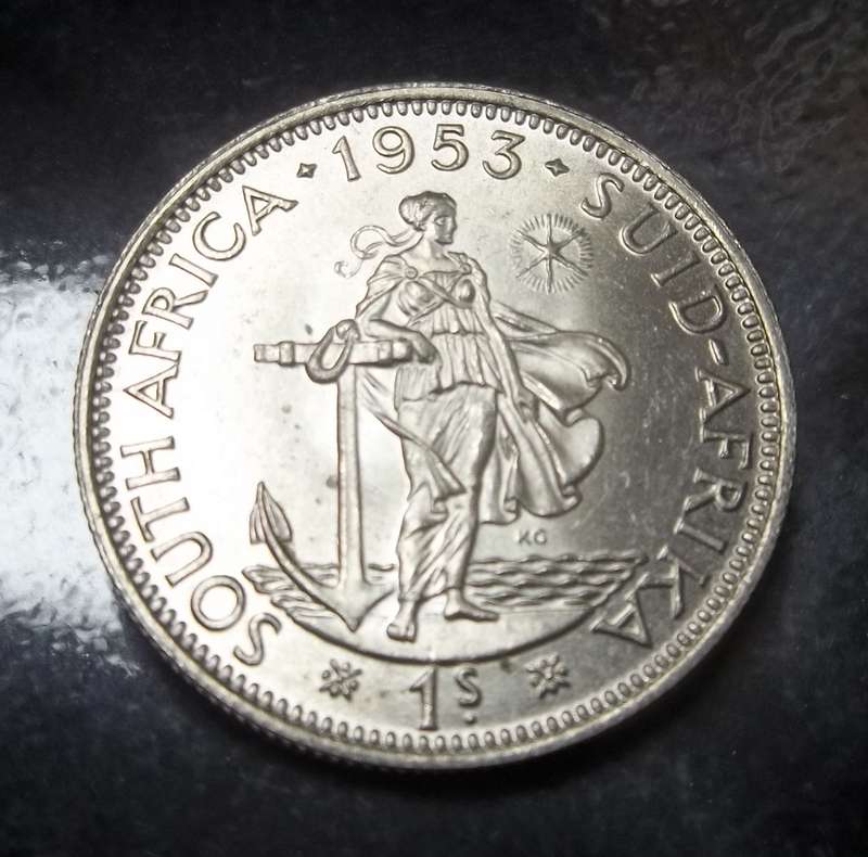Union 1 Shilling 1953 - UNC condition