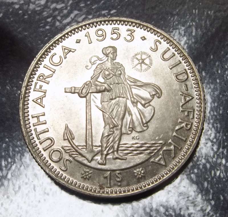 Union 1 Shilling 1953 - UNC condition