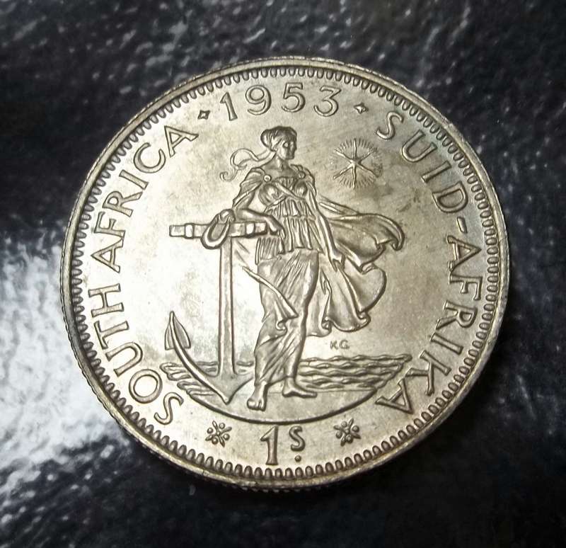 Union 1 Shilling 1953 - aUNC condition