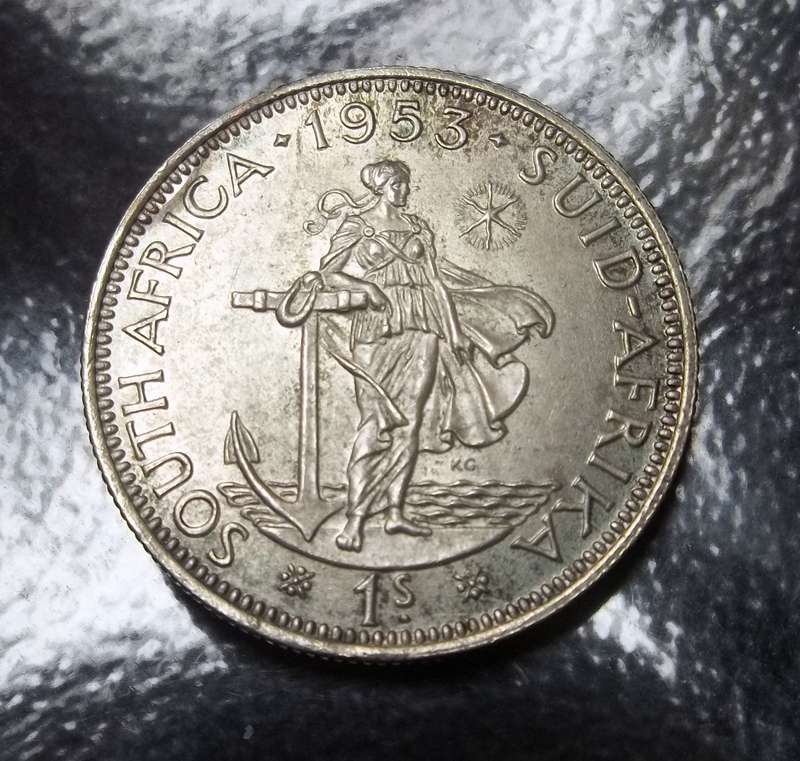 Union 1 Shilling 1953 - aUNC condition